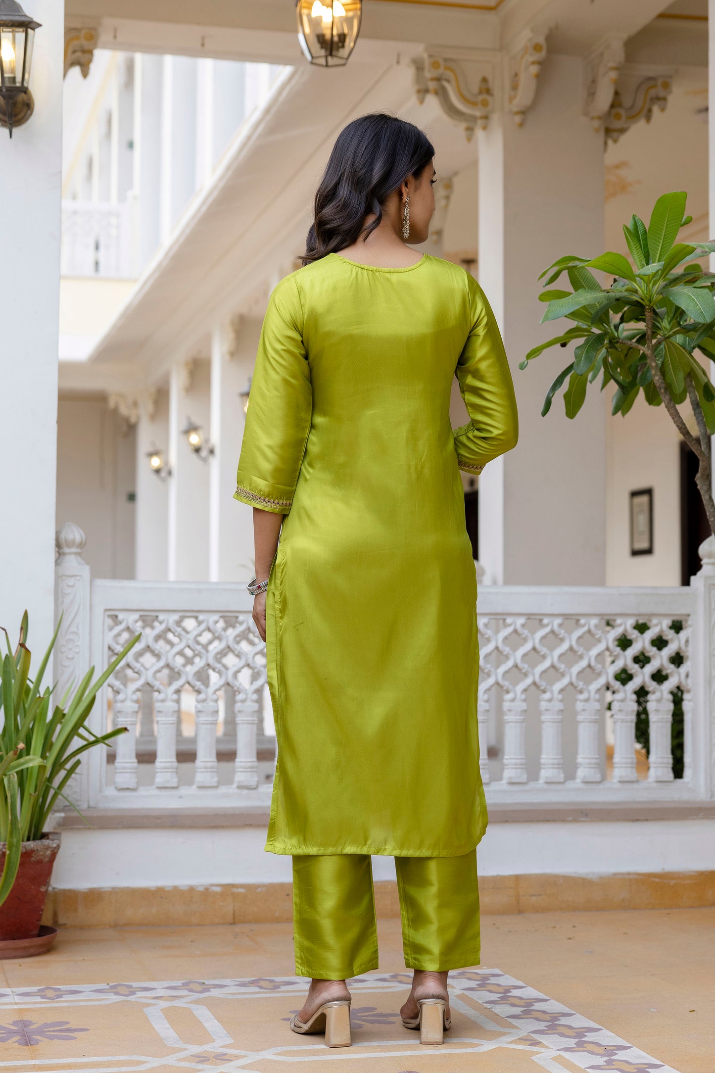 Kurta with bottom and dupatta set