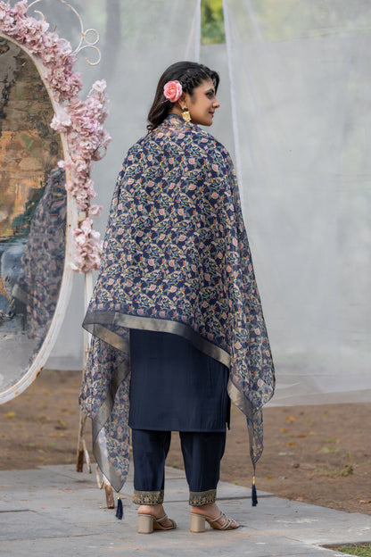 Kurta with bottom and dupatta set